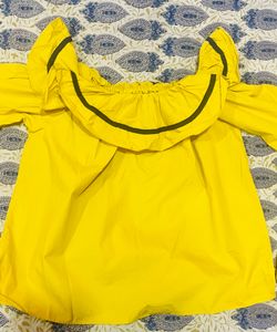 Mustard Yellow, Off shoulder Top