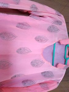 Pink Paisley Tunic Top