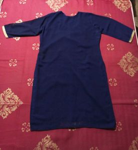 Elegant Blue Embroidered Kurta