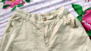 Khaki Elastic Cargo