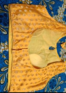 Saree With Sleeveless Blouse