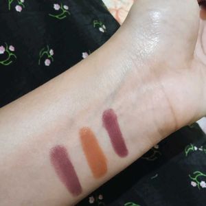 Mars Nude Creamy &amp; Pigmented Lipstick Set Of 3