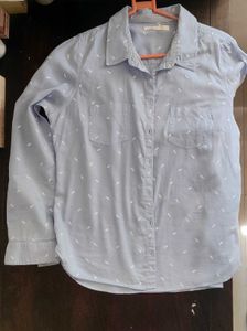 Blue Patterned Shirt