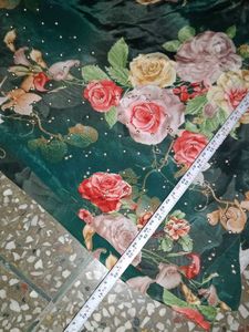 Green Print Plazzo Suit