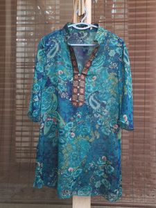 Gorgeous Georgette-Chiffon Printed Party Top