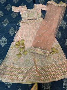 Elegant Pink Lehenga Choli Set