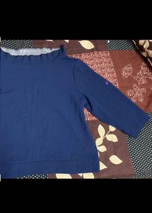 A Casual Navy Blue Top