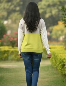 Stylish Color Block Cardigan