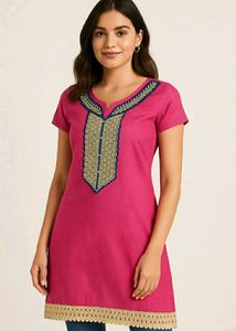 pink kurta