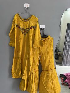Yellow Kurta Set (XL)