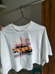 Roadster Oversized Crop Tshirt