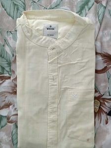 WROGN Yellow Casual Shirt