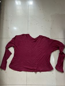 Maroon Fitted Shirt
