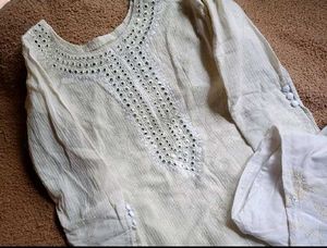 Mirror Work Trendy Kurta Set