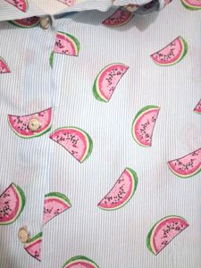 Cute Watermelon Print Top
