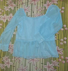 Light Blue Pretty Top