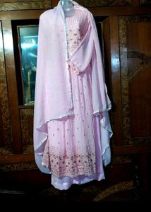 Kurta With Palazzo And Duppta
