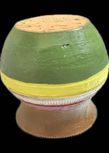 Hand-Painted Decorative Pot