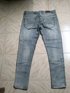 Stylish Grey Denim Jeans