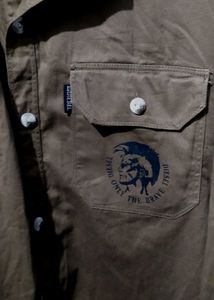 Diesel Duble Pocket Button-Down Shirt