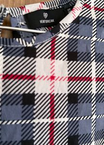 Stylish Plaid Mini Dress