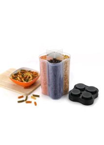 Plastic Grocery Container-2500ml (Pack Of 4)
