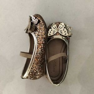 Girls Sparkly Butterfly Shoes