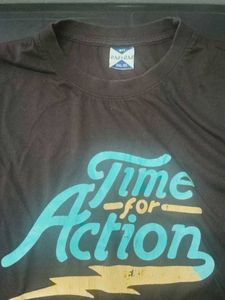 &#34;Time for Action&#34; Graphic T-Shirt