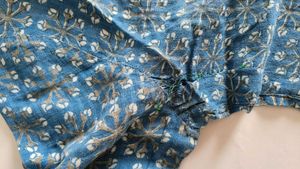 Blue Printed Kurta/dress