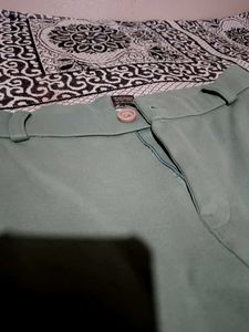 Green Casual Pants