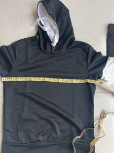 It’s Unisex Hoodie With Trousers Black Colour
