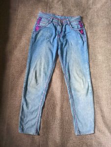 denim pink jean | skinny | women