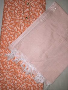 Classic Unstitched Salwar Kurti With Dupatta