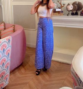Floral Wide Leg Pants And Tank Top (co-ord Set)