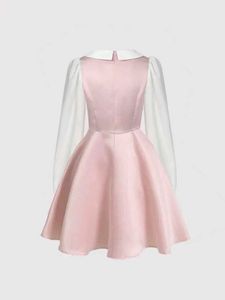 Pink &amp; White Dress