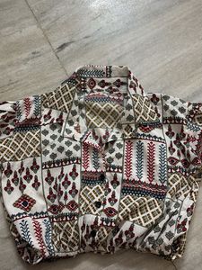 Patterned Mini Dress