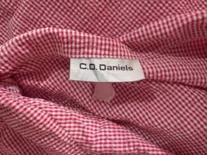 A Red-white Pajama Shirt