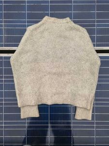 Beige Wool Blend Knit Sweater ( no negotiation )