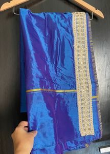 Stylish Blue Dhoti with dupatta