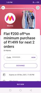 Myntra Vocher