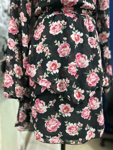 Floral Print Mini Dress
