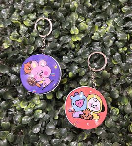 BTS tin Box Keychain
