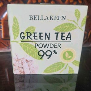 BELLA KEEN Green Tea 99% 2in1 Face Compact Powder