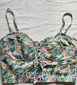 Floral Bustier Top