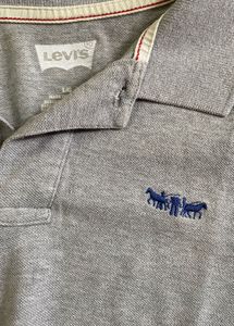 Levi&#39;s Grey Polo Shirt - Classic Style