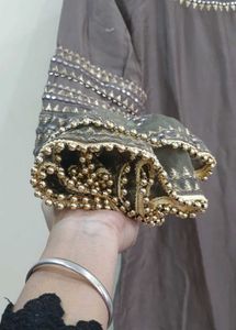 Straight Kurta With Bell Sleeves🤎