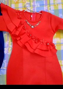 Party Dress For Girls 6-9 Age Group