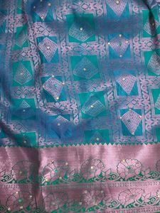 Elegant pattu pavadai Set