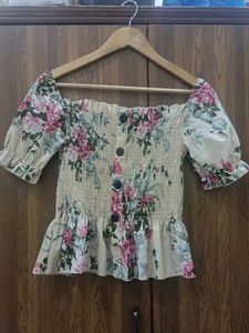 Floral Off-Shoulder Top