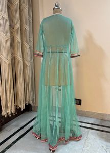 Embroidered Sheer Shrug